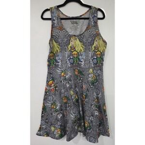 Legend Of Zelda Wind Waker Stained Glass  Women's Sleeveless Dress XL